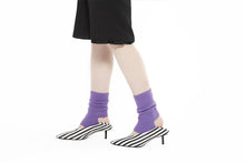 Load image into Gallery viewer, DEFORM MOHAIR SOCKS  BLACK.PURPLE,RED,YELLOW
