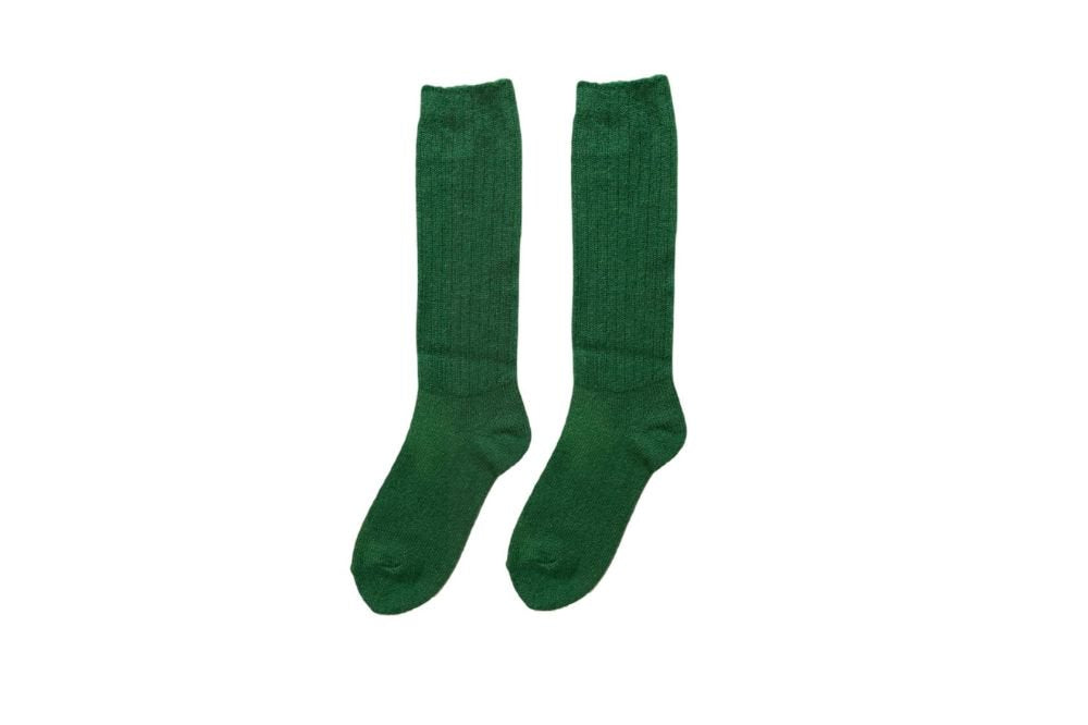 【2022AW】MOHAIR LOOSE SOCKS GREEN,RED,BLUE,GRAY