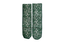 Load image into Gallery viewer, LACE×TULLE SOCKS GREEN,BLUE
