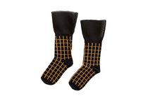 Load image into Gallery viewer, 【2023SS】PATTERNED MESH BLOCKED SOCKS BLACK,BEIGE,BLUE,WHITE
