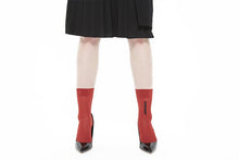 Load image into Gallery viewer, ASYMMETRY MESSAGE SOCKS GREEN,RED
