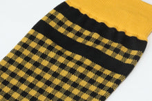 Load image into Gallery viewer, LINED GINGHAM CHECK SOCKS GREEN,YELLOW
