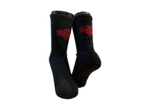 Load image into Gallery viewer, ASYMMETRY ROSE SPORTS SOCKS BLACK,CAMEL
